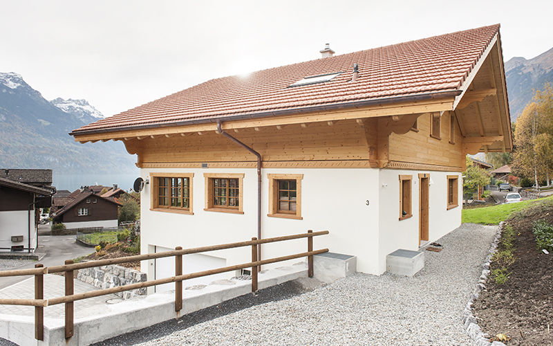 Chalet Gruss, Seitenansicht