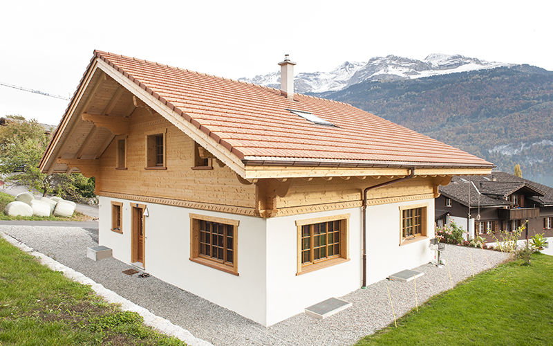 Chalet Gruss, Rückansicht