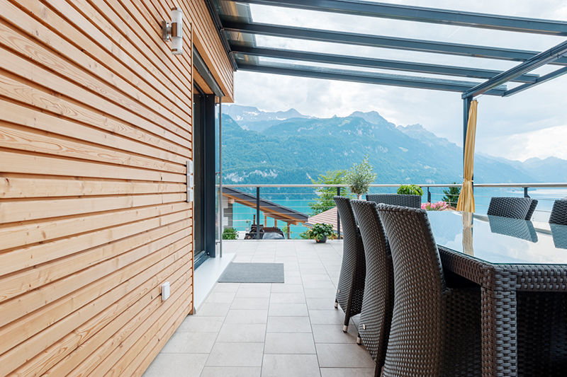 wunderschöne Aussicht
Terrasse mit Seeblick